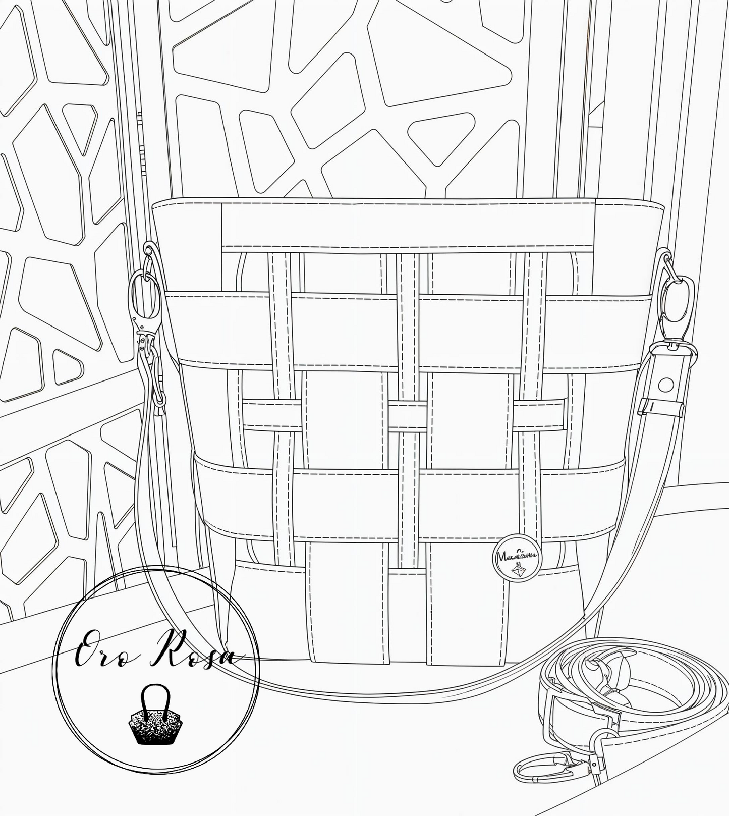 FREE Oro Rosa Patterns - The Colouring Book