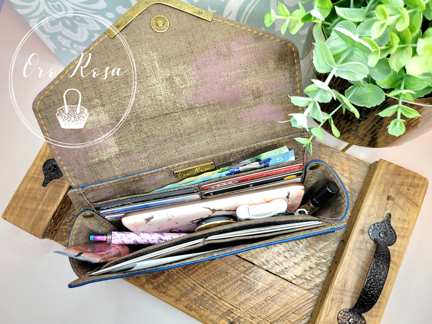 Nettie Clutch Wallet PDF Pattern