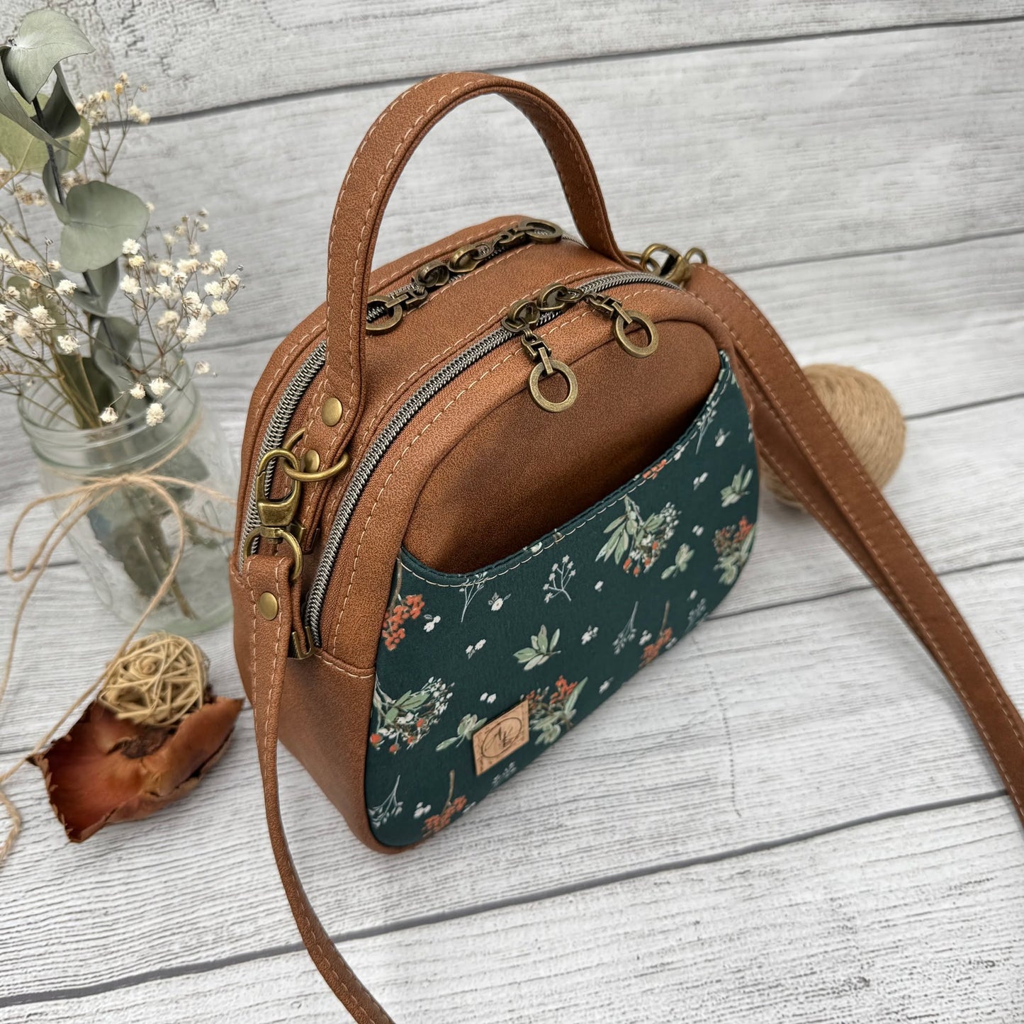 Mini E Dual Compartment Cross-Body PDF Pattern