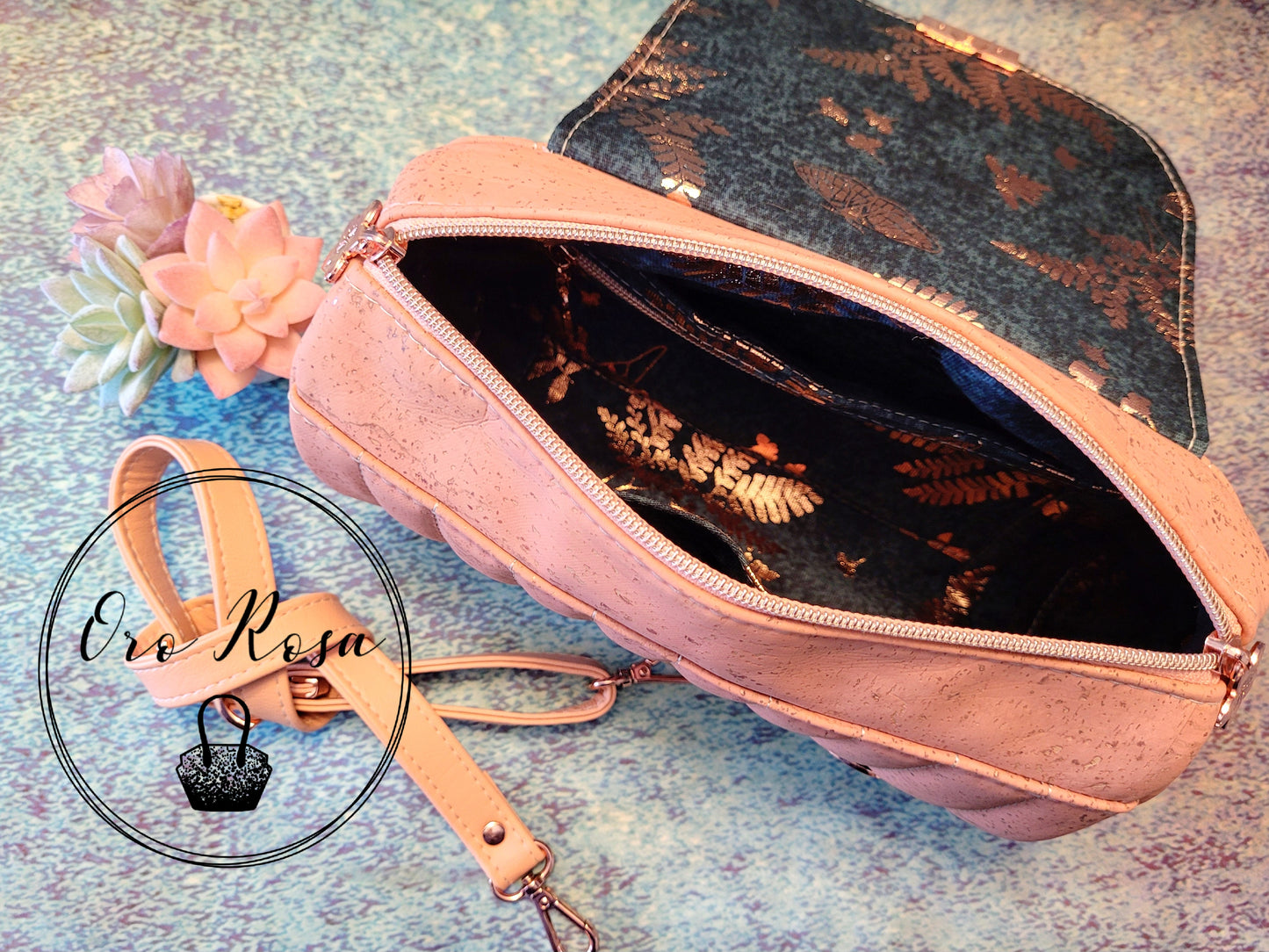 Quilted Hortensia Barrel Bag PDF Pattern