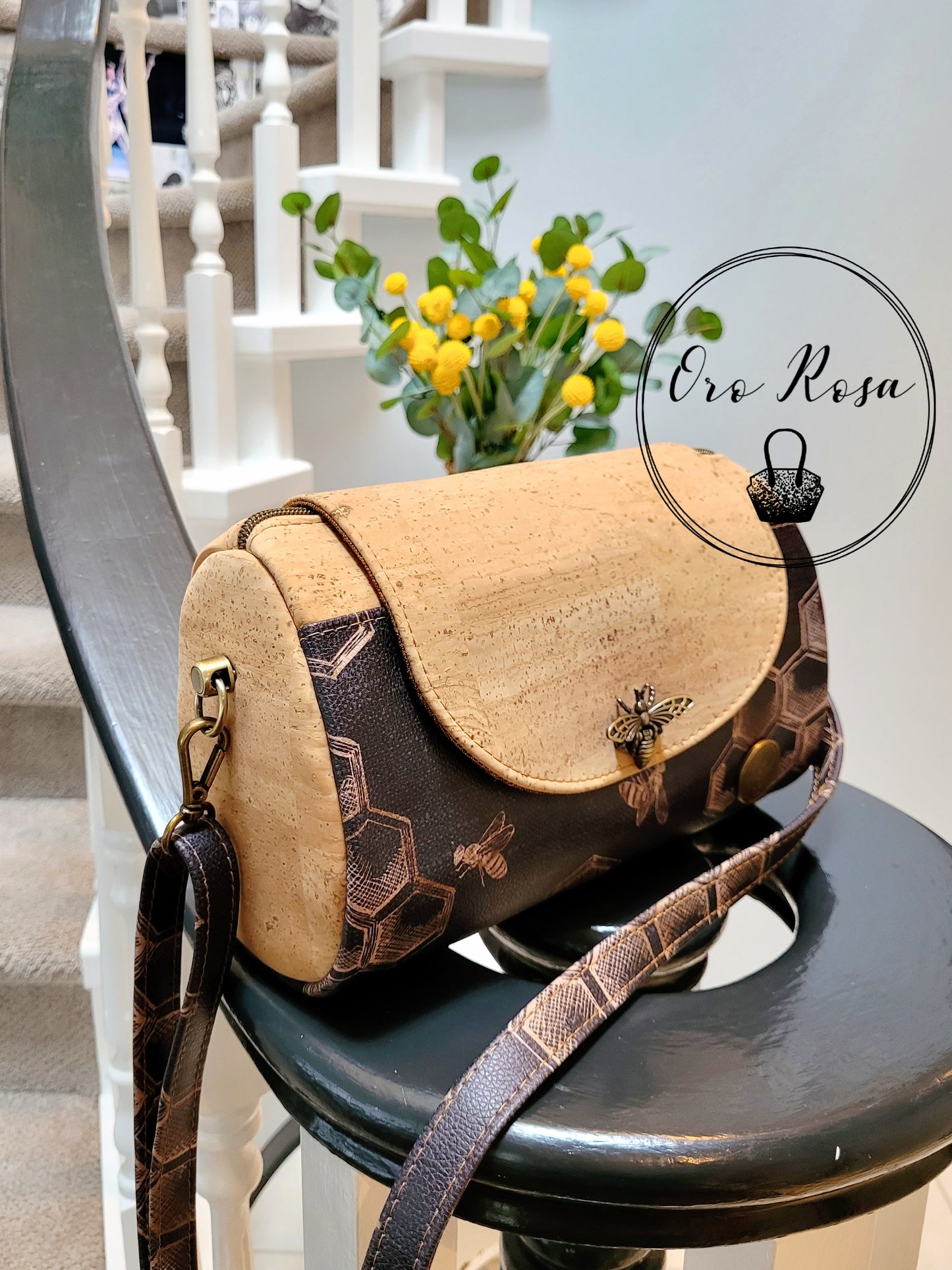 Quilted Hortensia Barrel Bag PDF Pattern