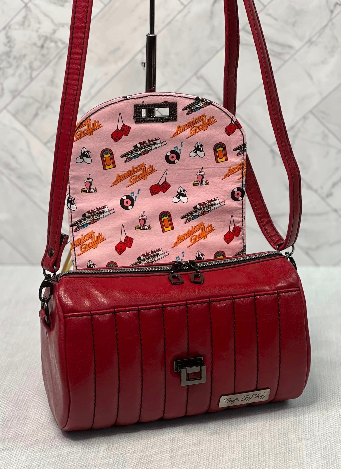 Quilted Hortensia Barrel Bag PDF Pattern