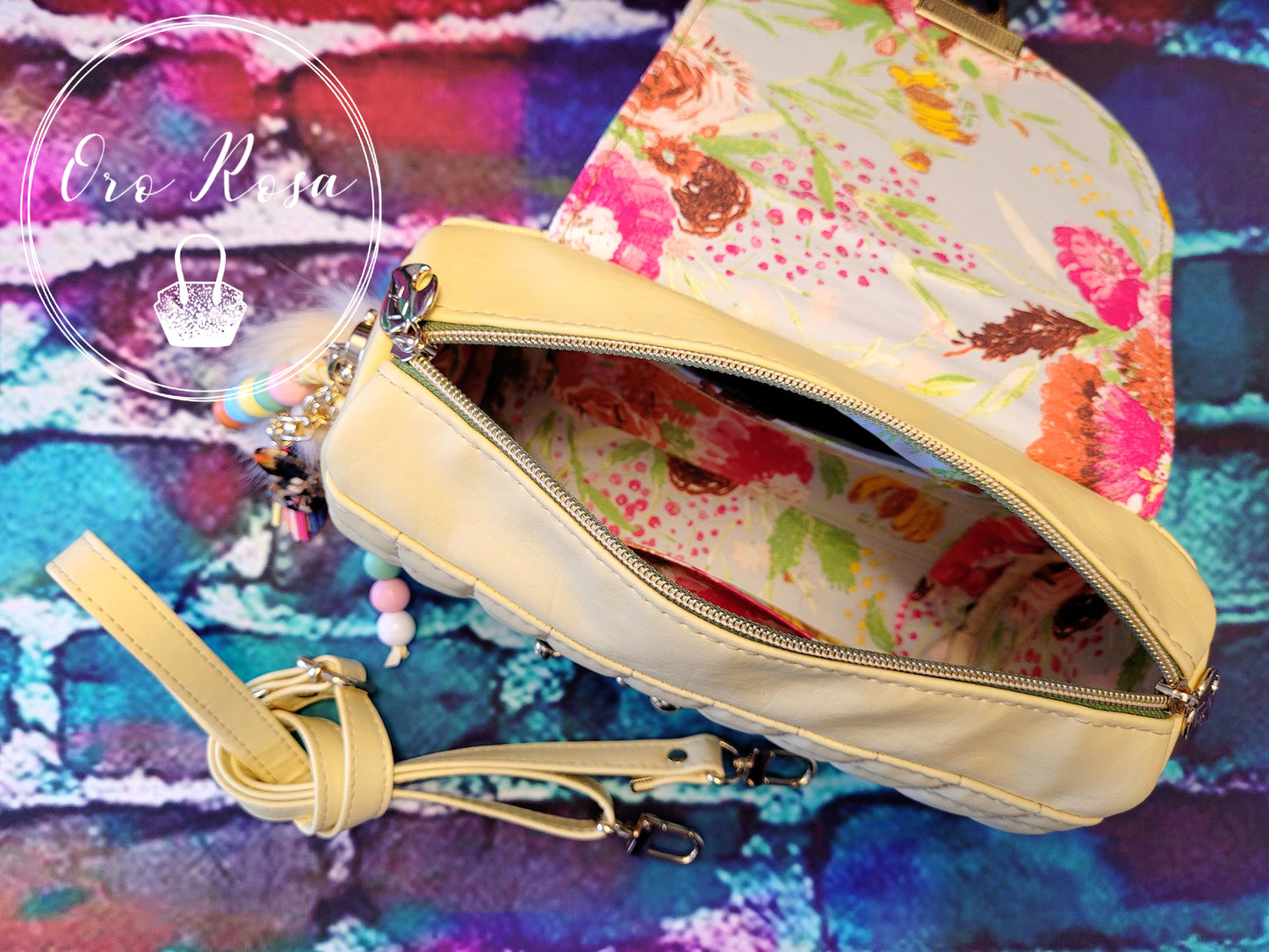 Quilted Hortensia Barrel Bag PDF Pattern