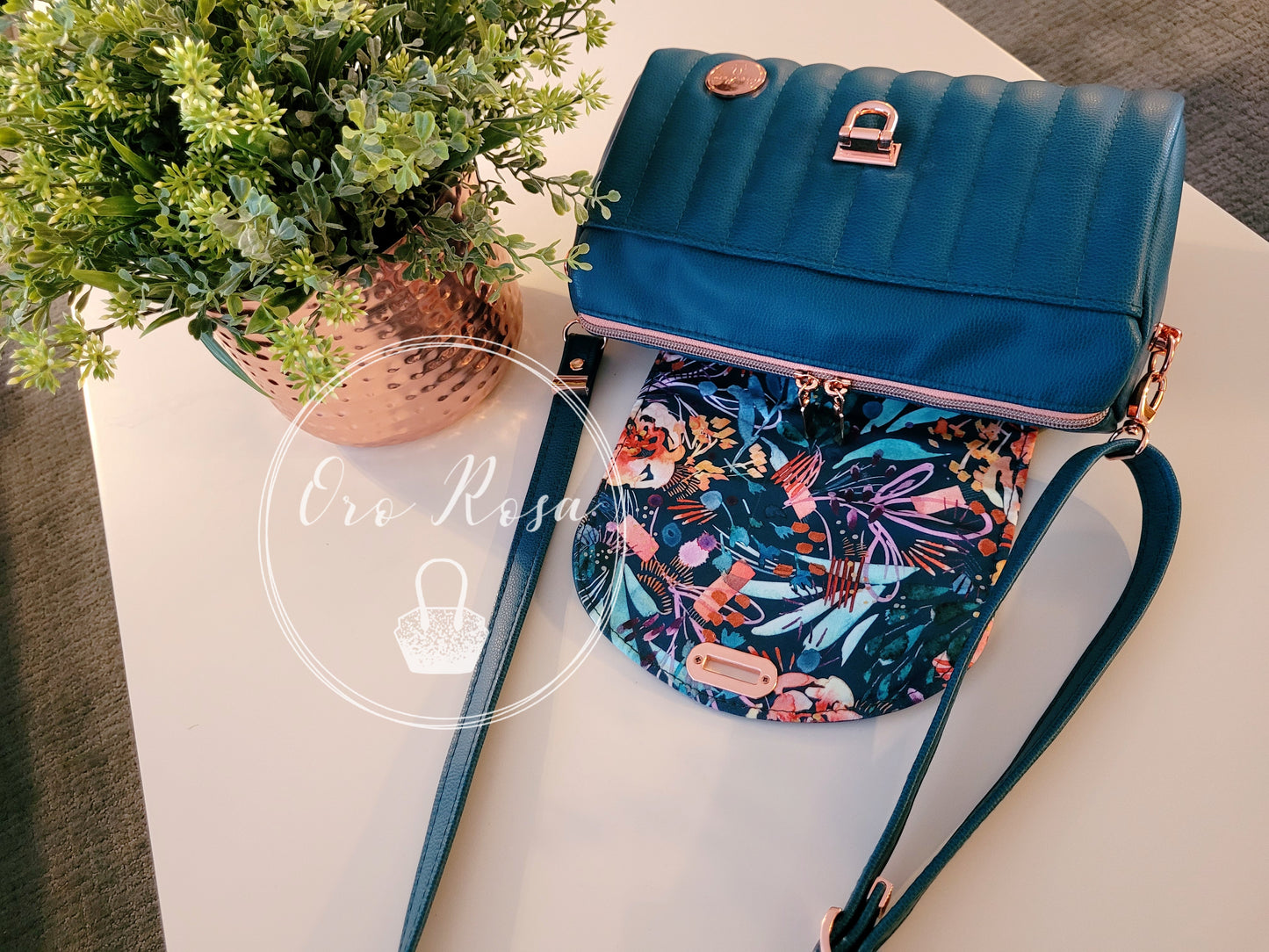 Quilted Hortensia Barrel Bag PDF Pattern