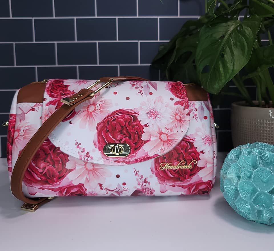 Quilted Hortensia Barrel Bag PDF Pattern