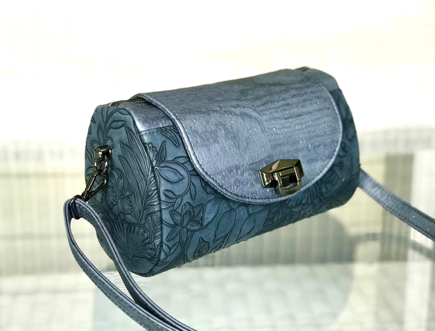 Quilted Hortensia Barrel Bag PDF Pattern