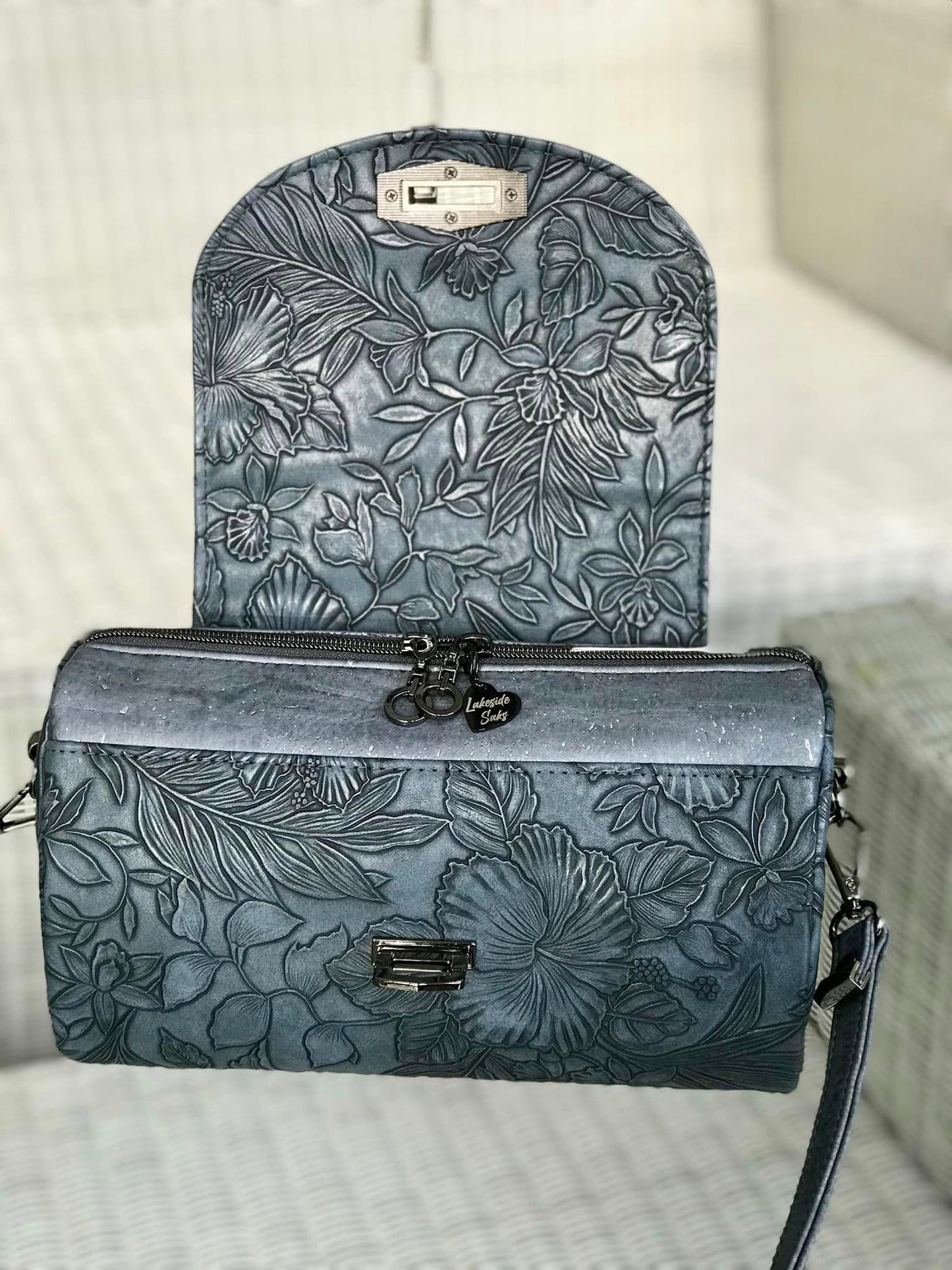 Quilted Hortensia Barrel Bag PDF Pattern