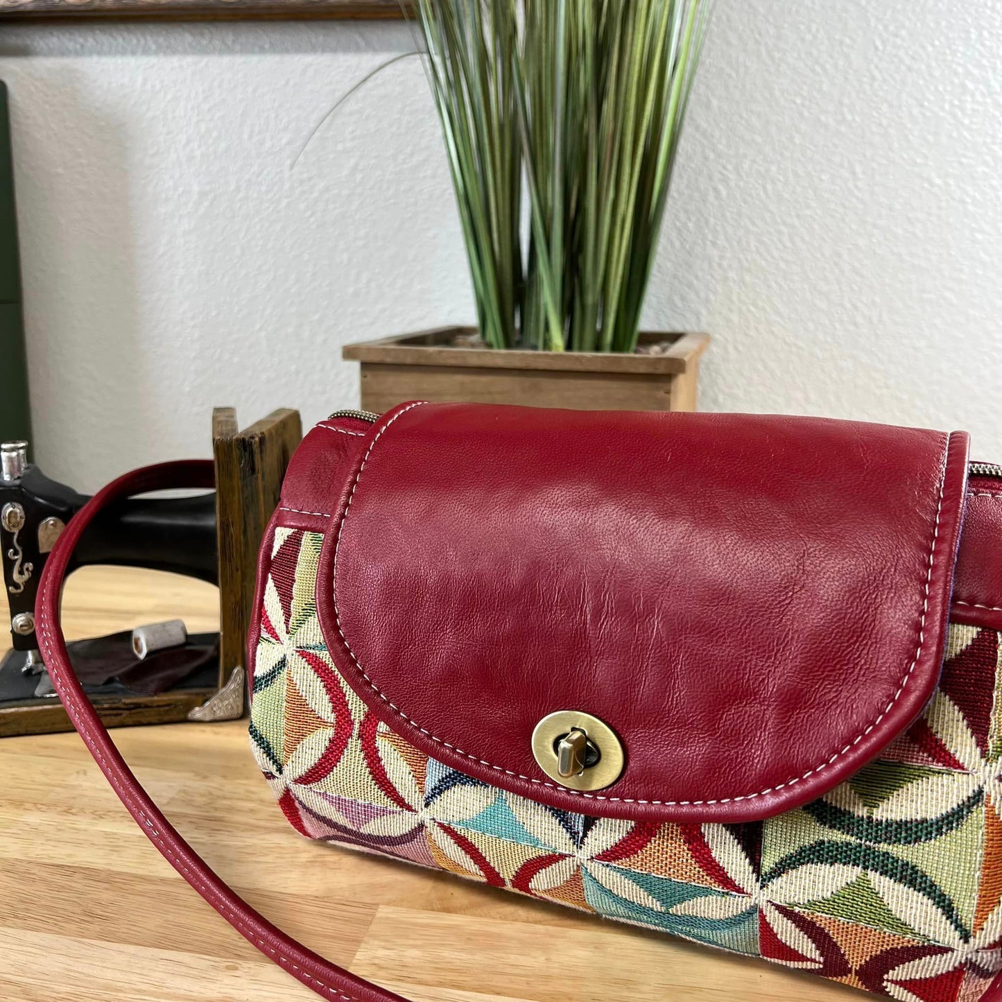 Quilted Hortensia Barrel Bag PDF Pattern