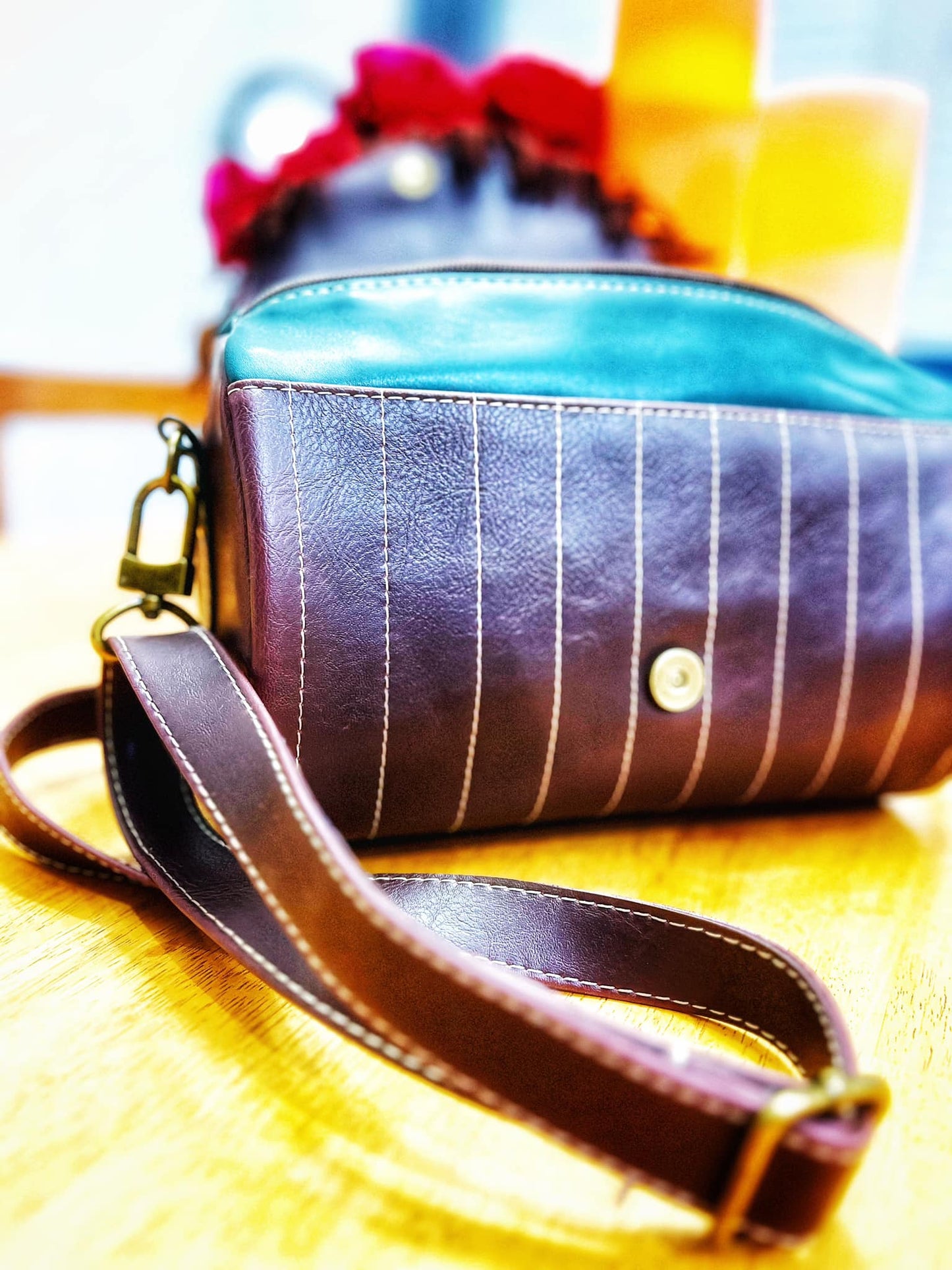 Quilted Hortensia Barrel Bag PDF Pattern
