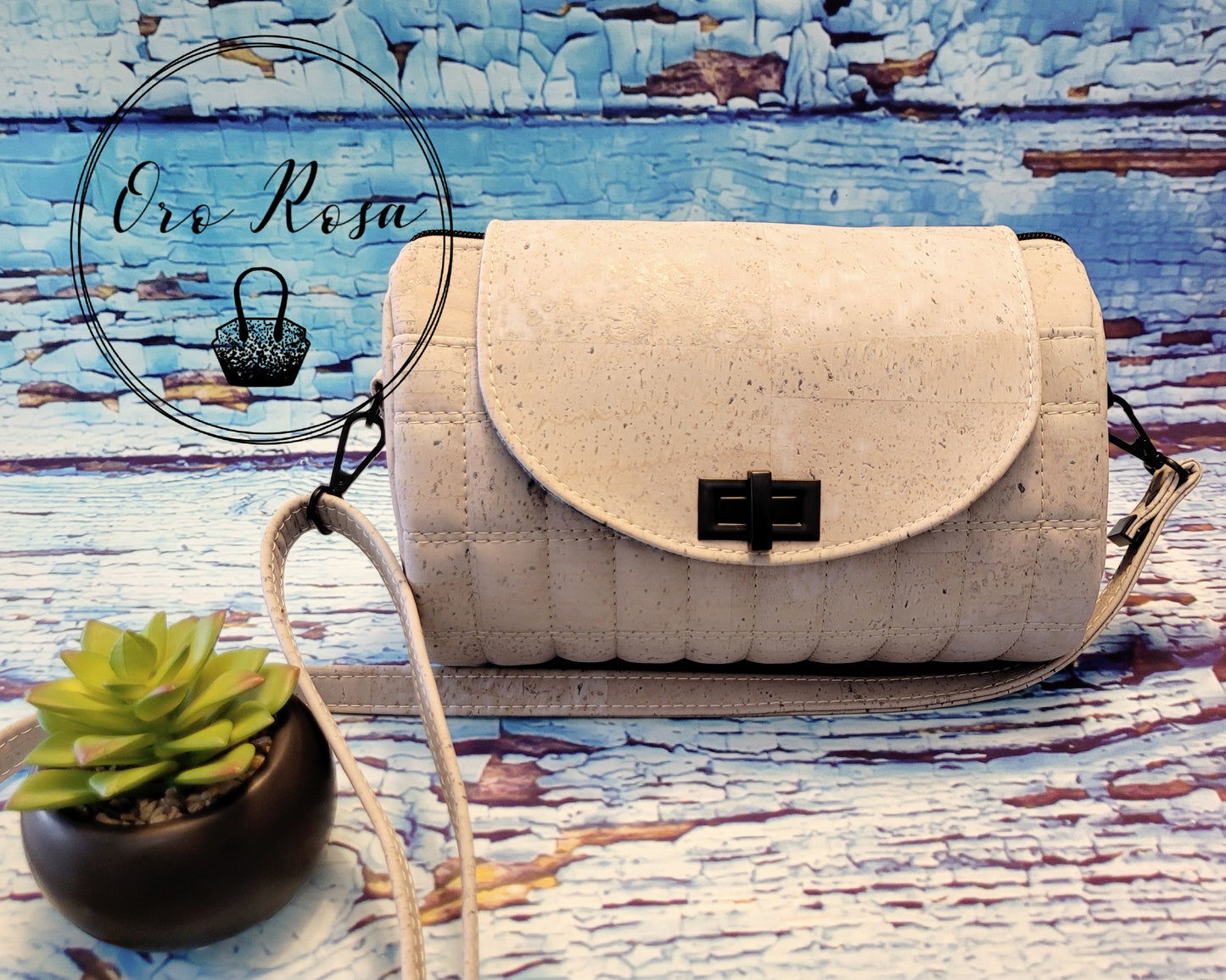 Quilted Hortensia Barrel Bag PDF Pattern