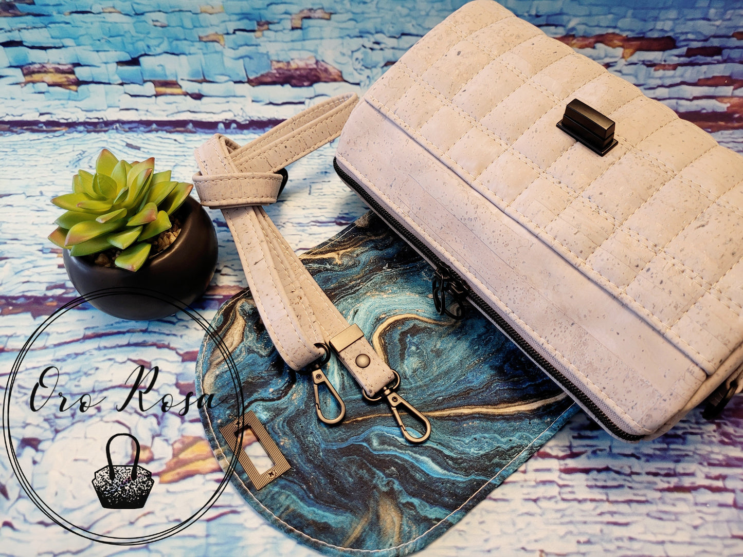 Quilted Hortensia Barrel Bag PDF Pattern