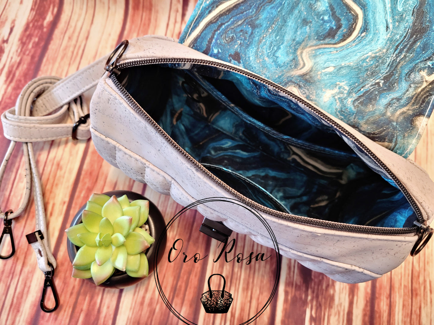 Quilted Hortensia Barrel Bag PDF Pattern
