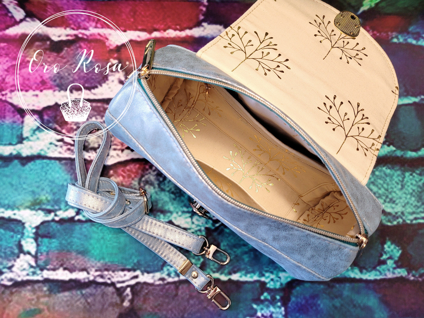 Quilted Hortensia Barrel Bag PDF Pattern