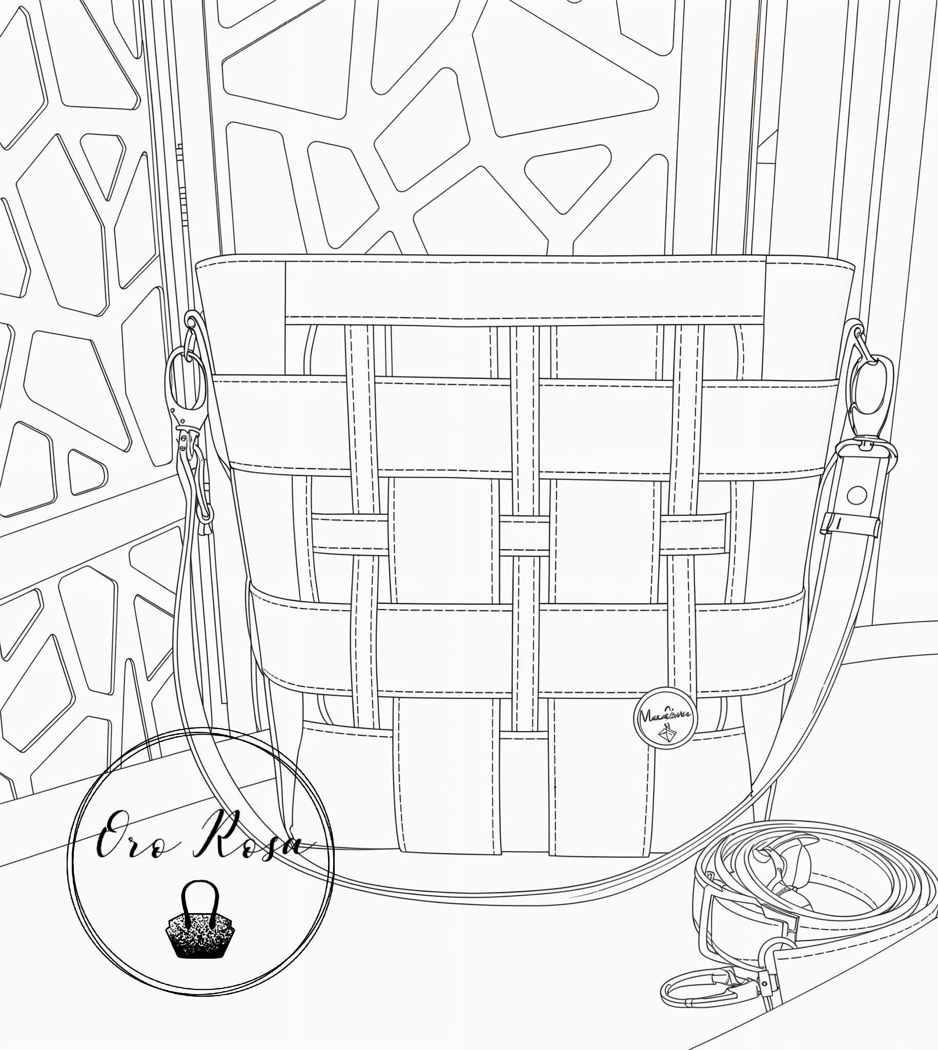 FREE Oro Rosa Patterns - The Colouring Book