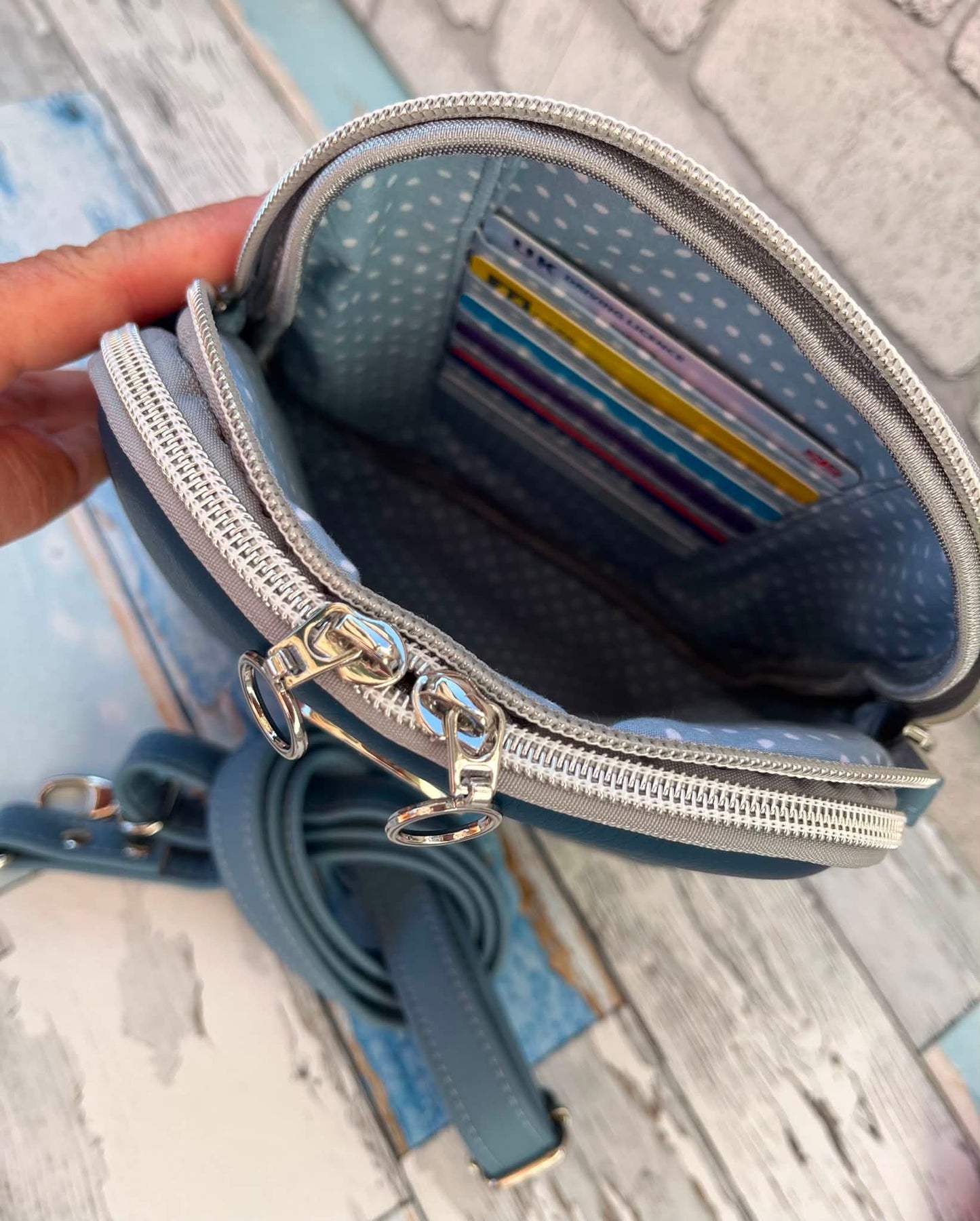 Delilah Dual-Compartment Cross-Body PDF Pattern
