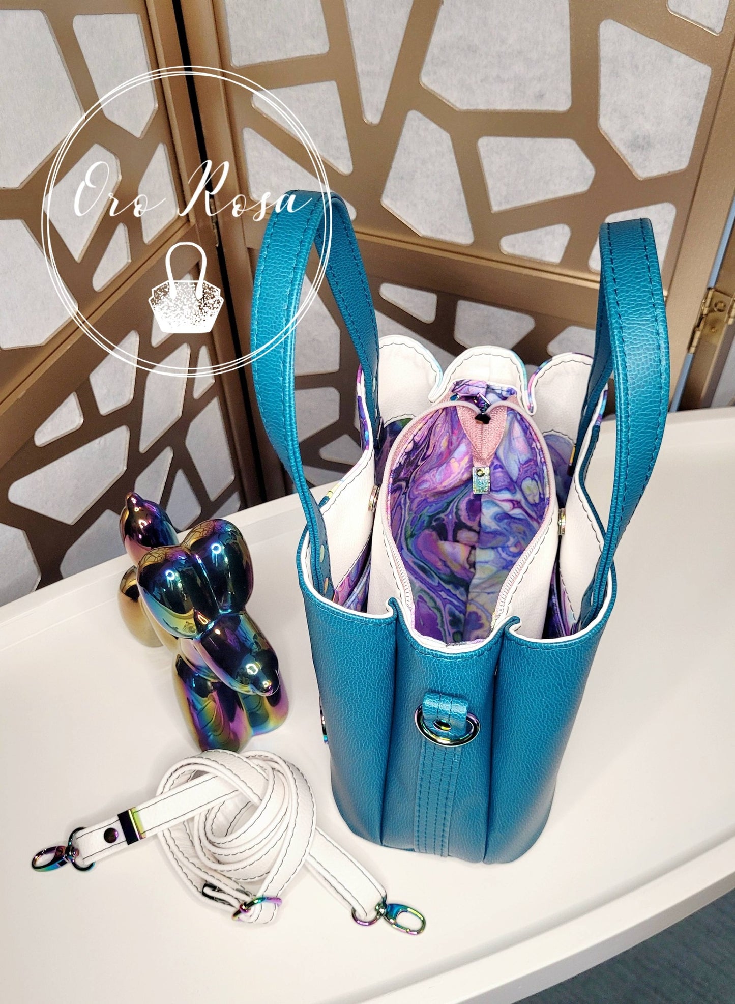 Soraya Divider Handbag PDF Pattern