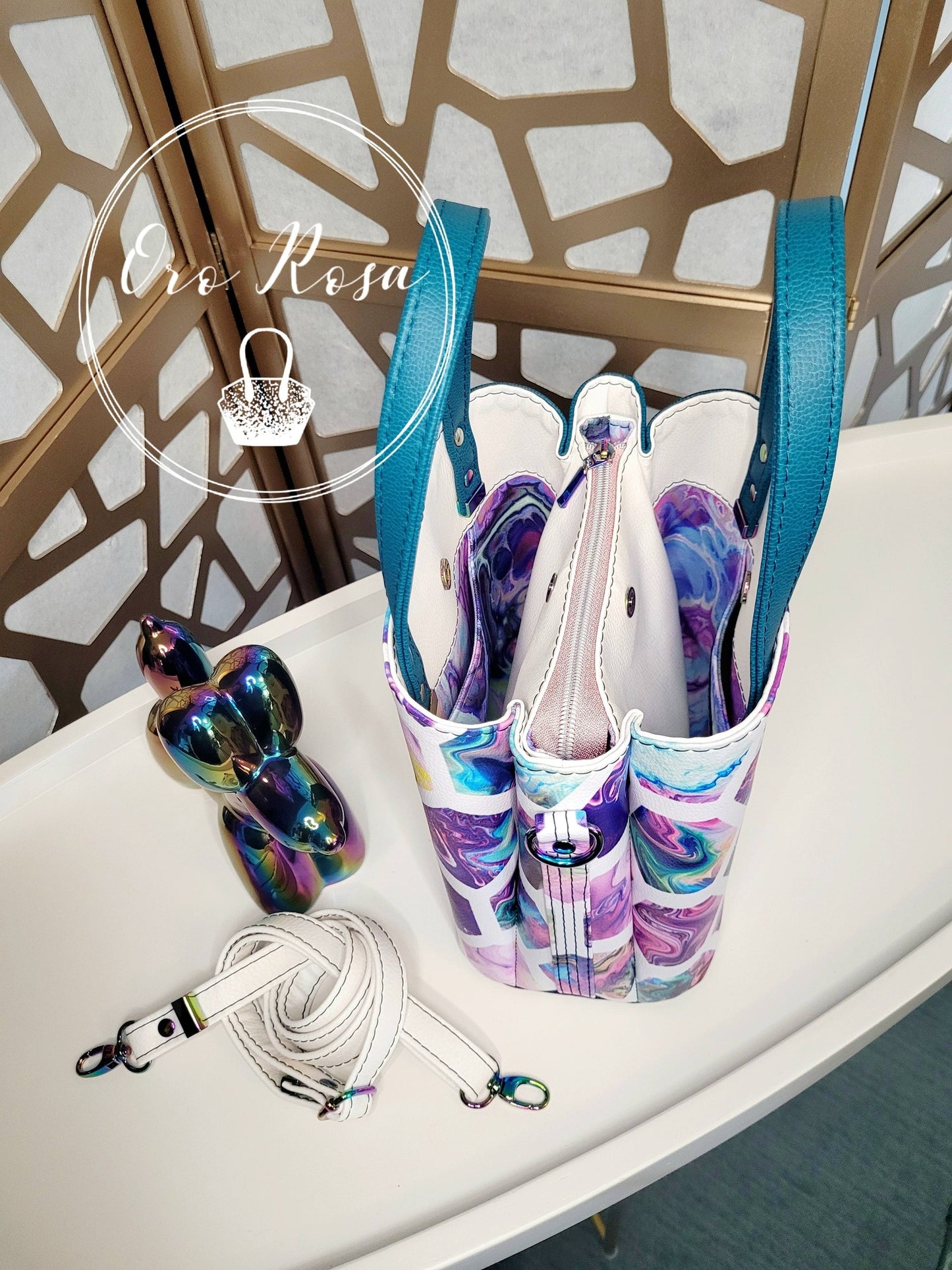 Soraya Divider Handbag PDF Pattern