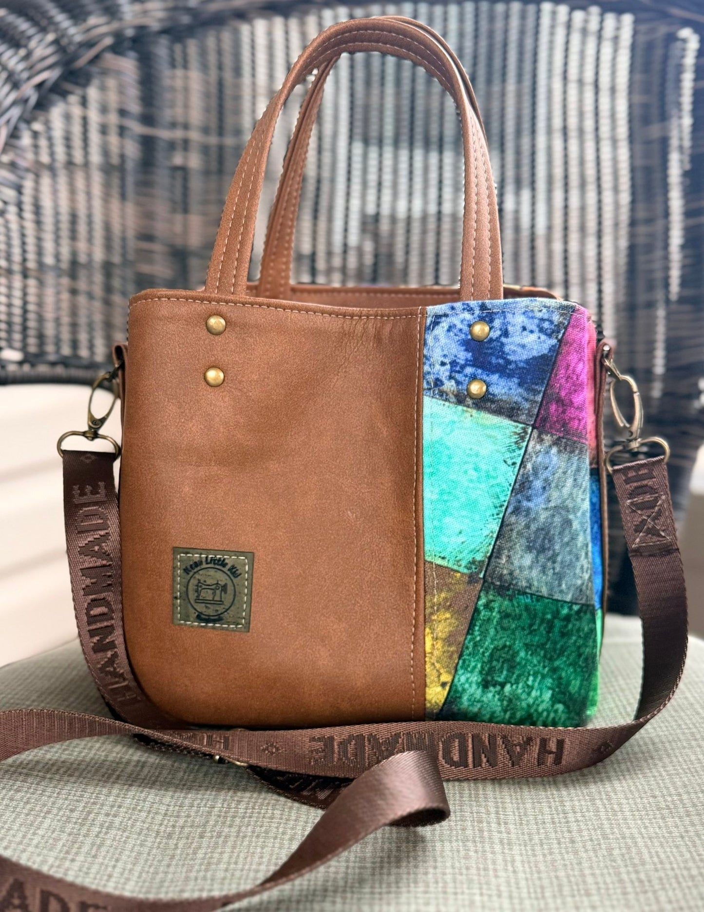 Soraya Divider Handbag PDF Pattern