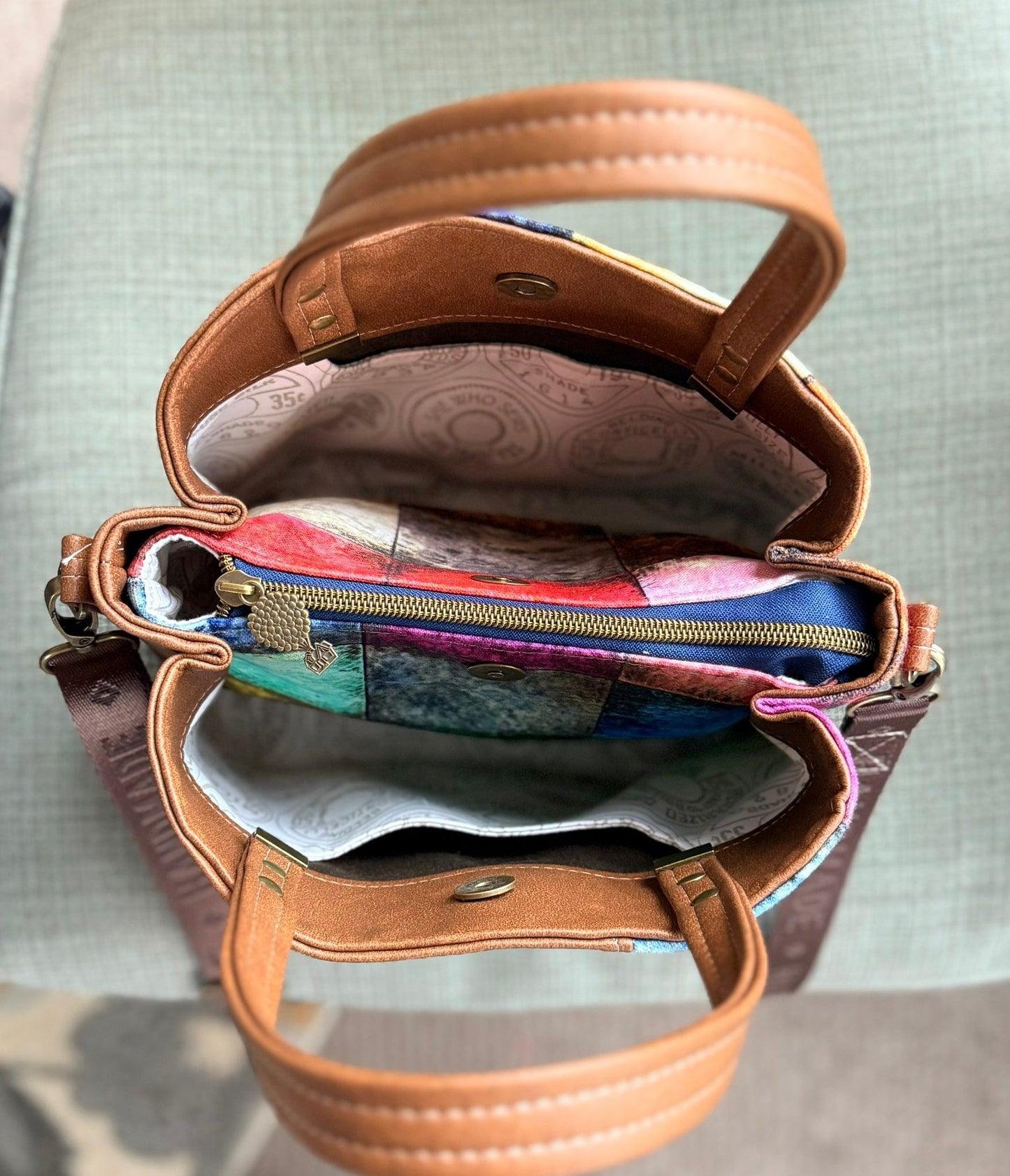 Soraya Divider Handbag PDF Pattern