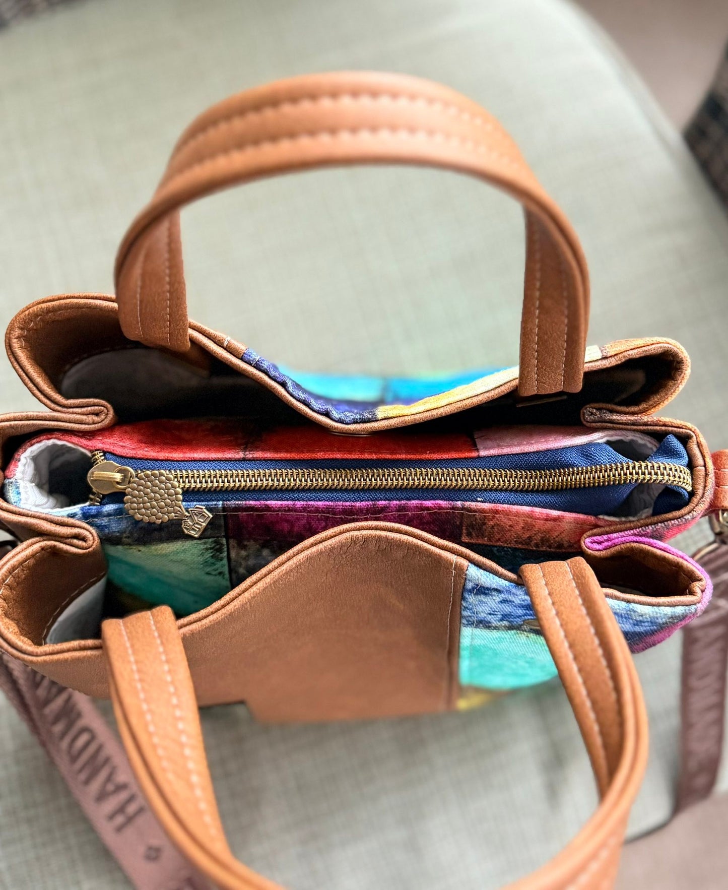 Soraya Divider Handbag PDF Pattern
