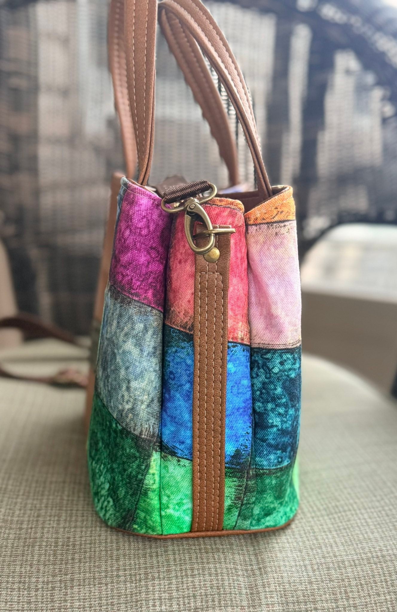 Soraya Divider Handbag PDF Pattern