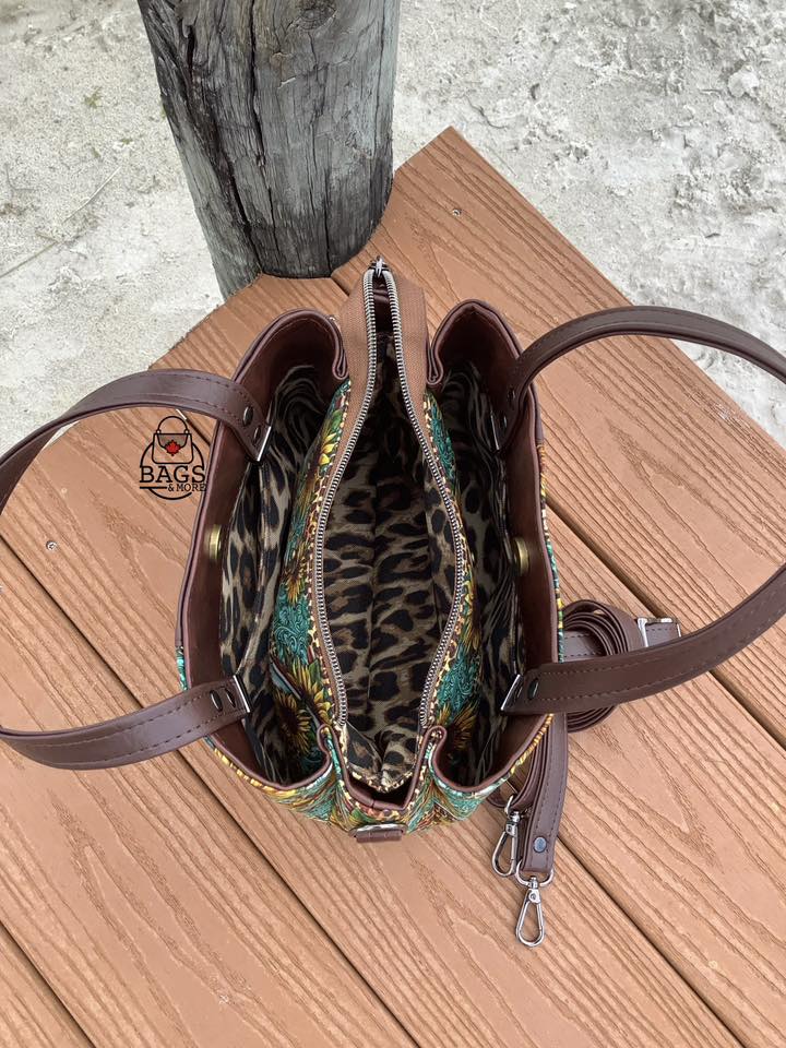 Soraya Divider Handbag PDF Pattern