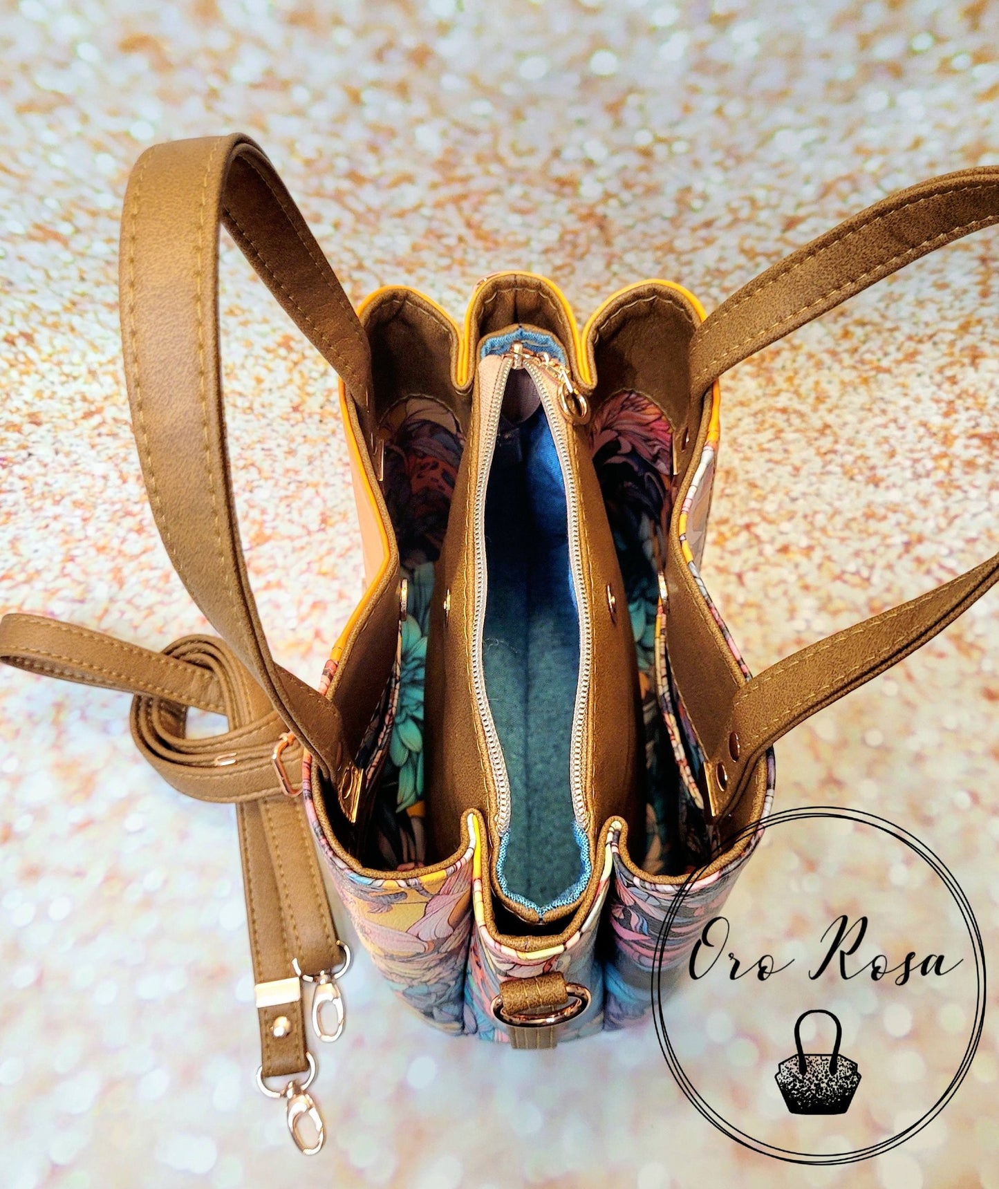 Soraya Divider Handbag PDF Pattern