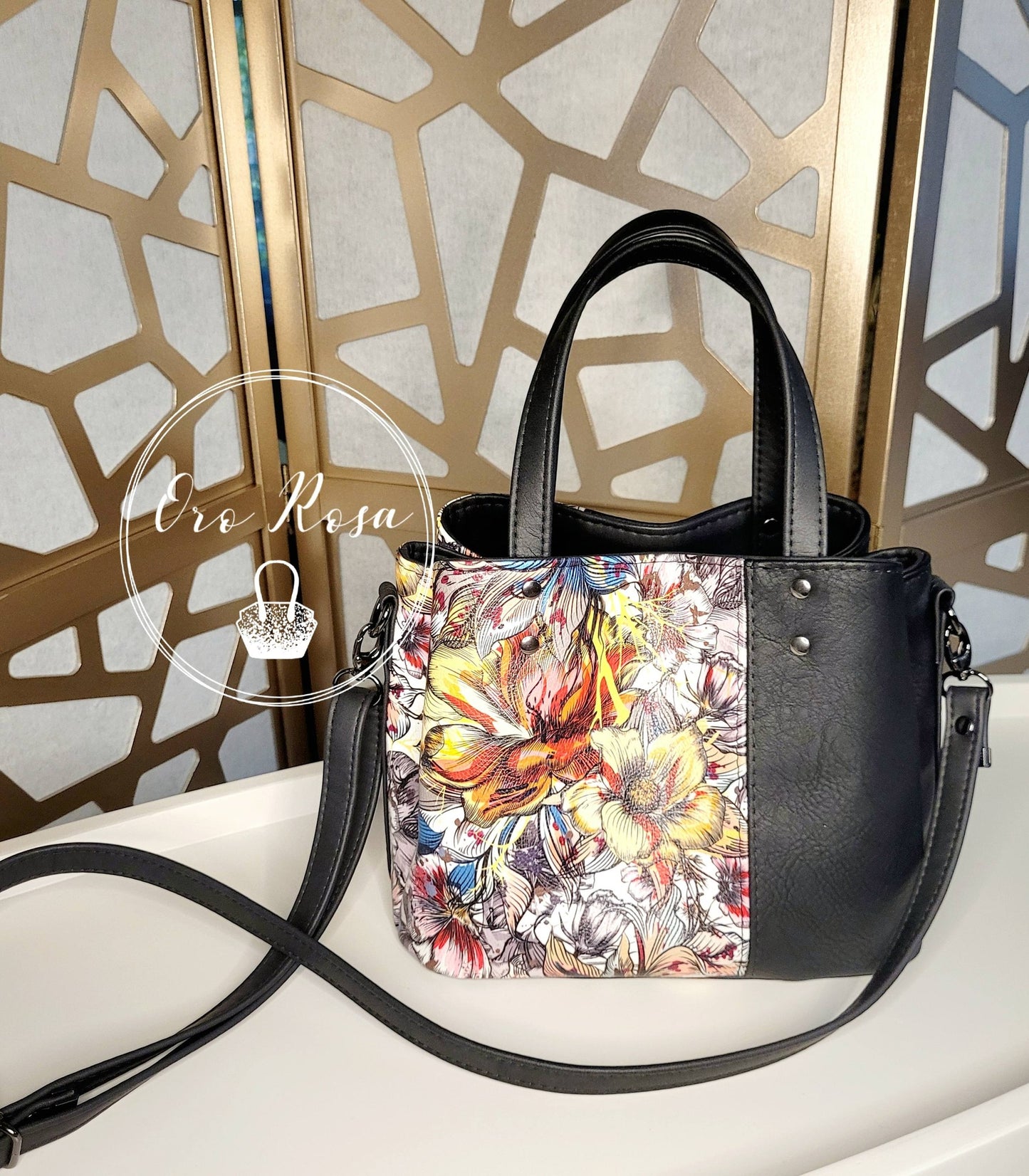 Soraya Divider Handbag PDF Pattern