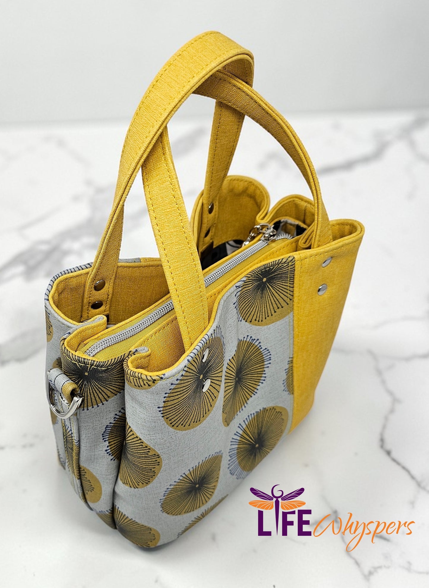 Soraya Divider Handbag PDF Pattern