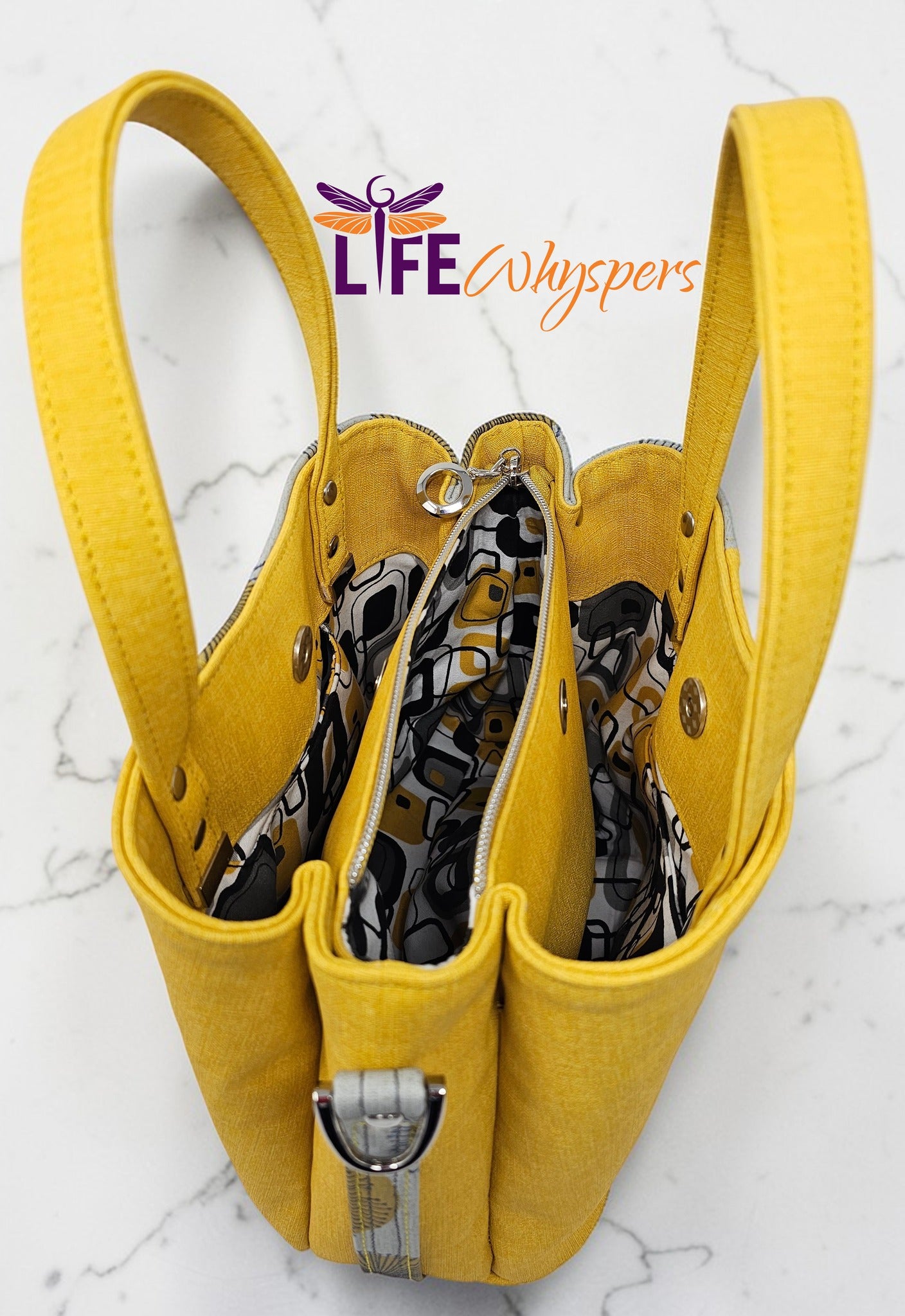 Soraya Divider Handbag PDF Pattern