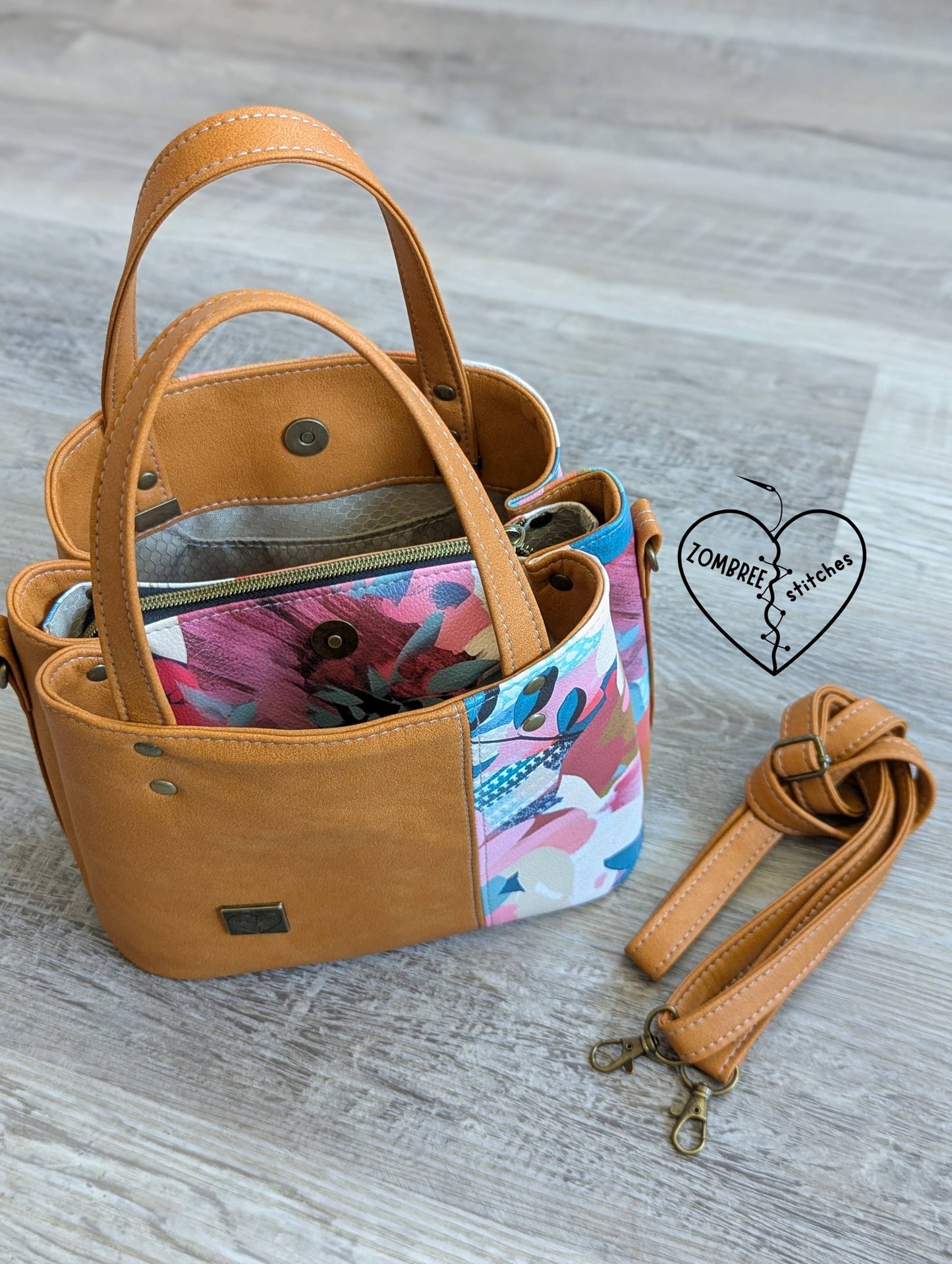 Soraya Divider Handbag PDF Pattern