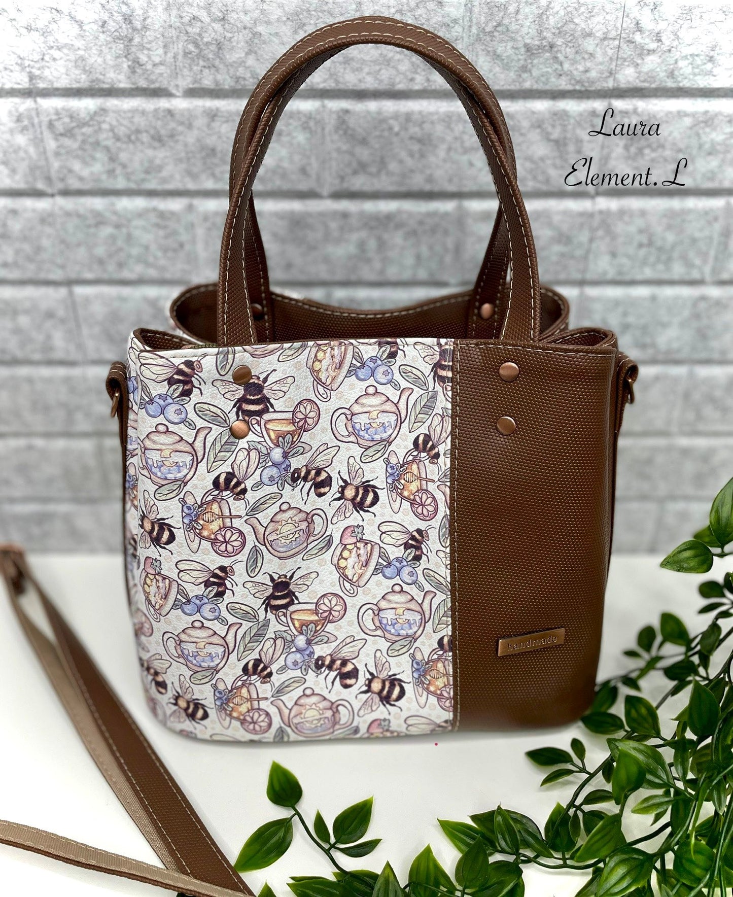 Soraya Divider Handbag PDF Pattern