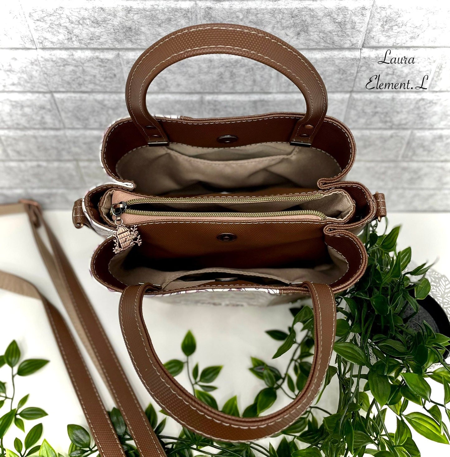 Soraya Divider Handbag PDF Pattern