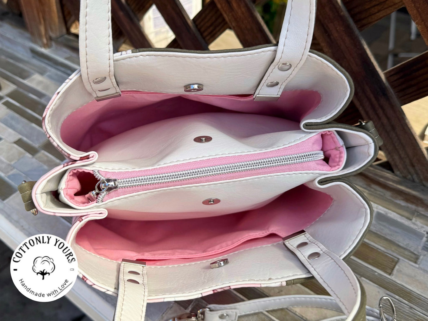 Soraya Divider Handbag PDF Pattern