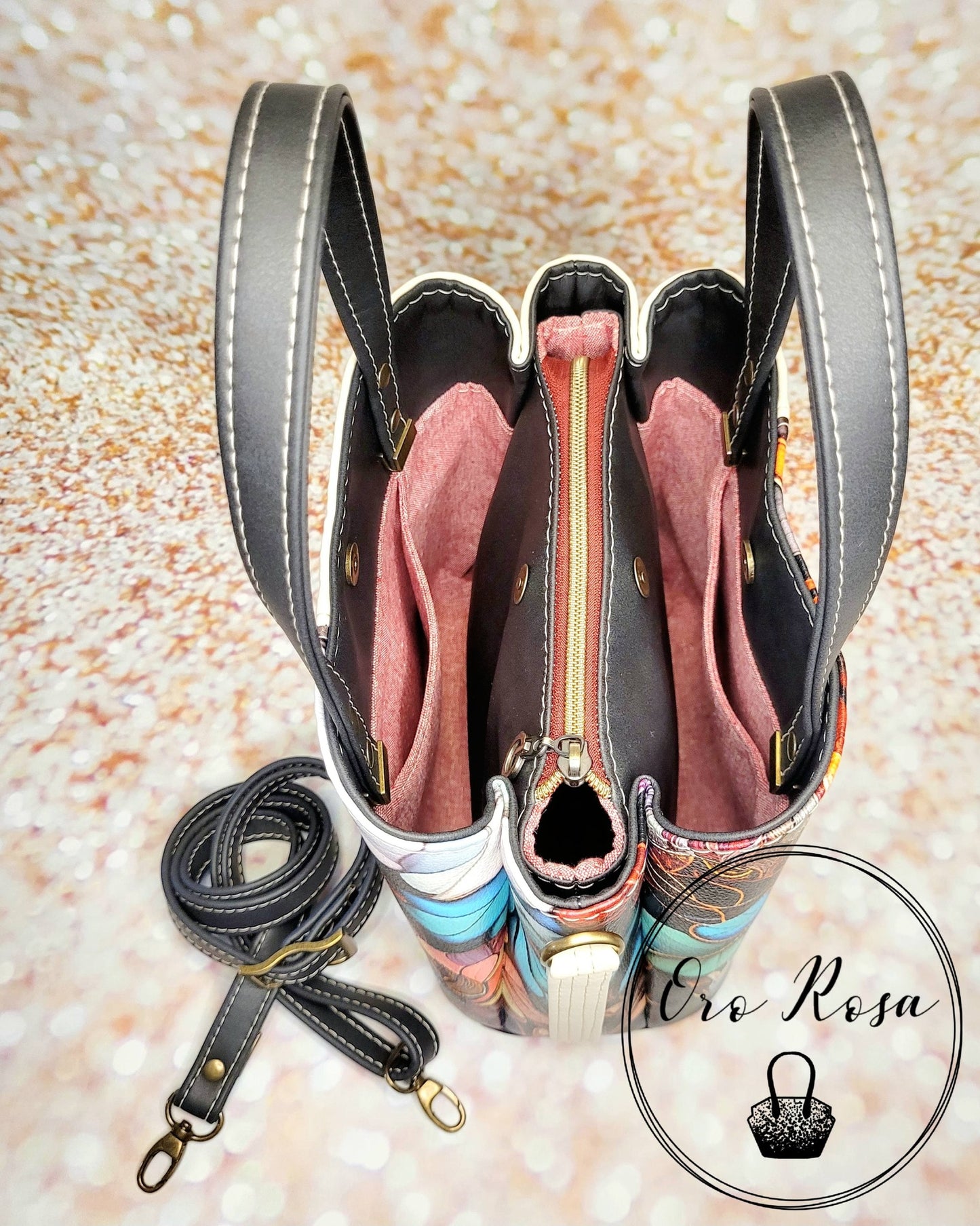 Soraya Divider Handbag PDF Pattern
