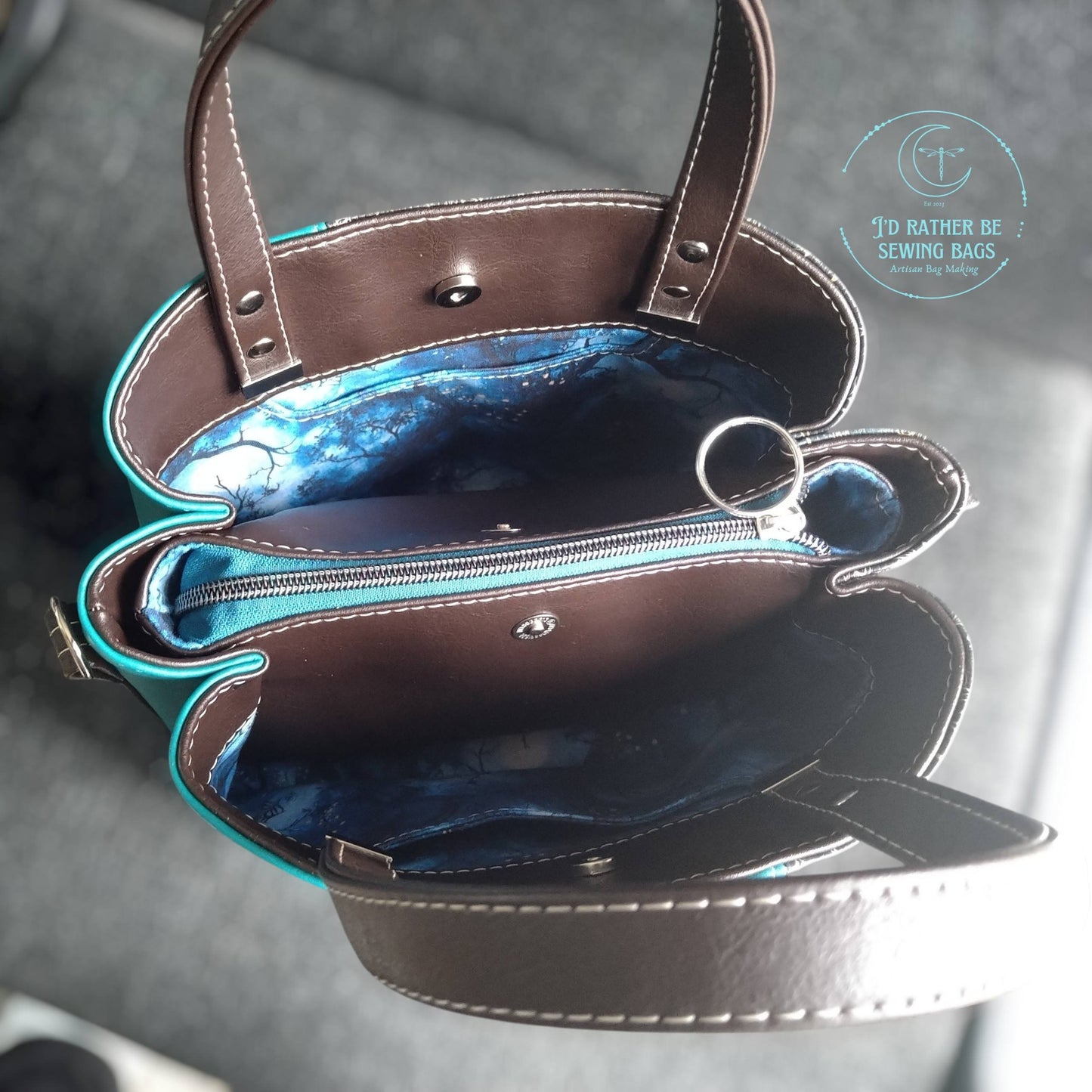 Soraya Divider Handbag PDF Pattern