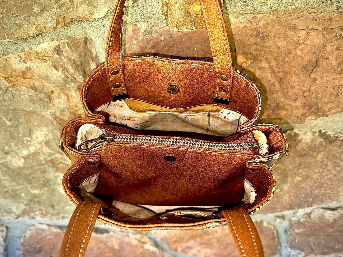 Soraya Divider Handbag PDF Pattern