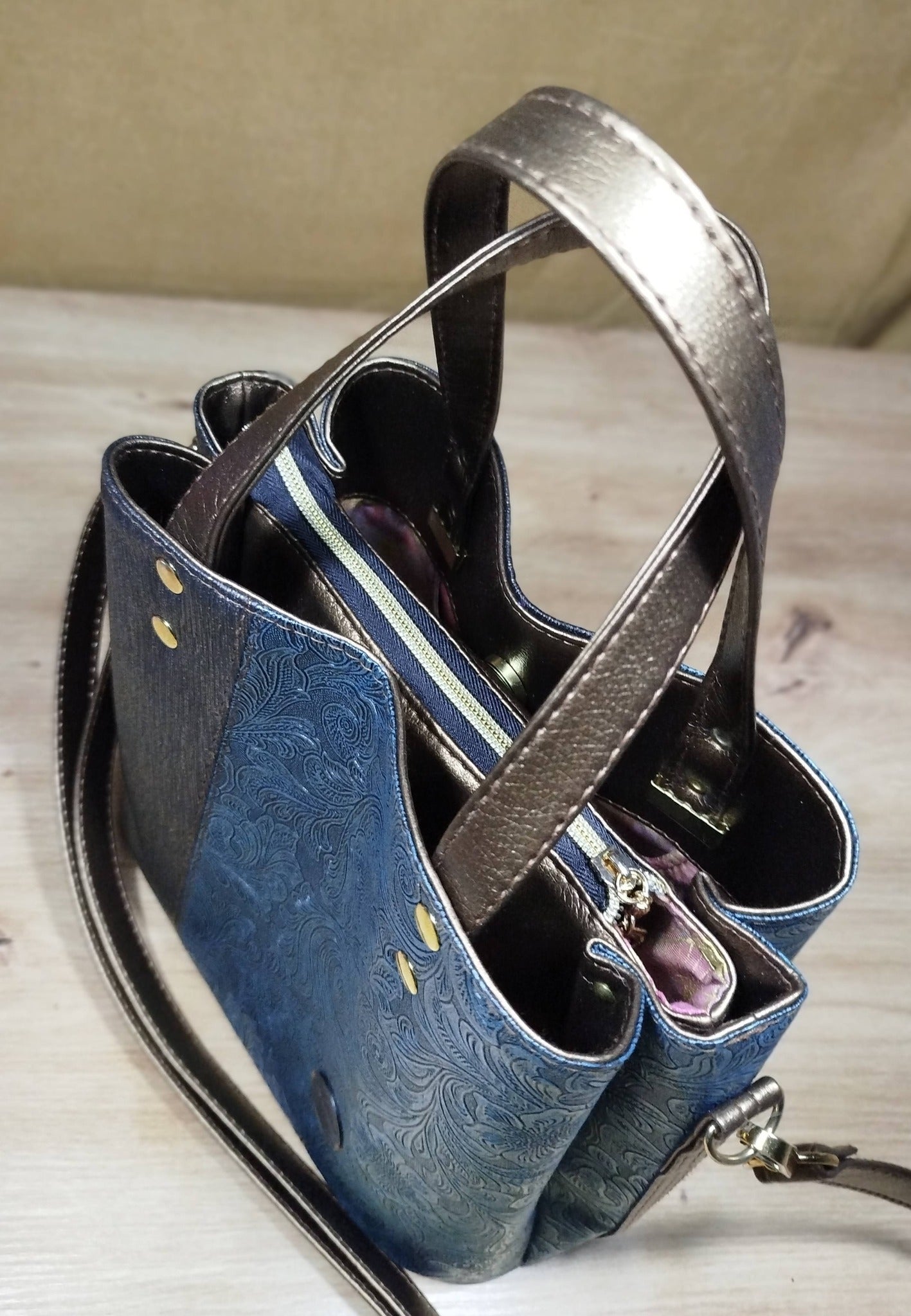 Soraya Divider Handbag PDF Pattern
