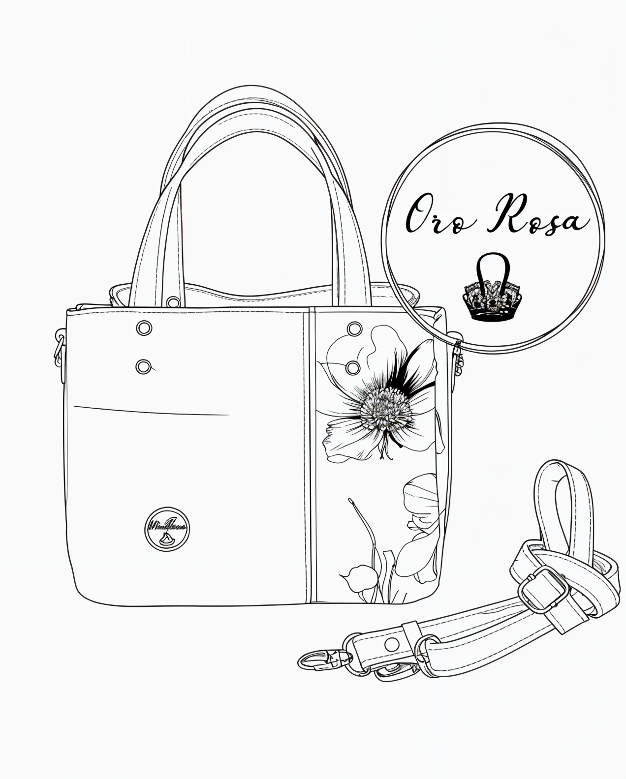 FREE Oro Rosa Patterns - The Colouring Book