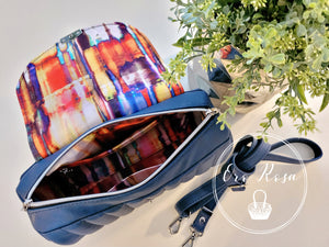 Quilted Hortensia Barrel Bag PDF Pattern