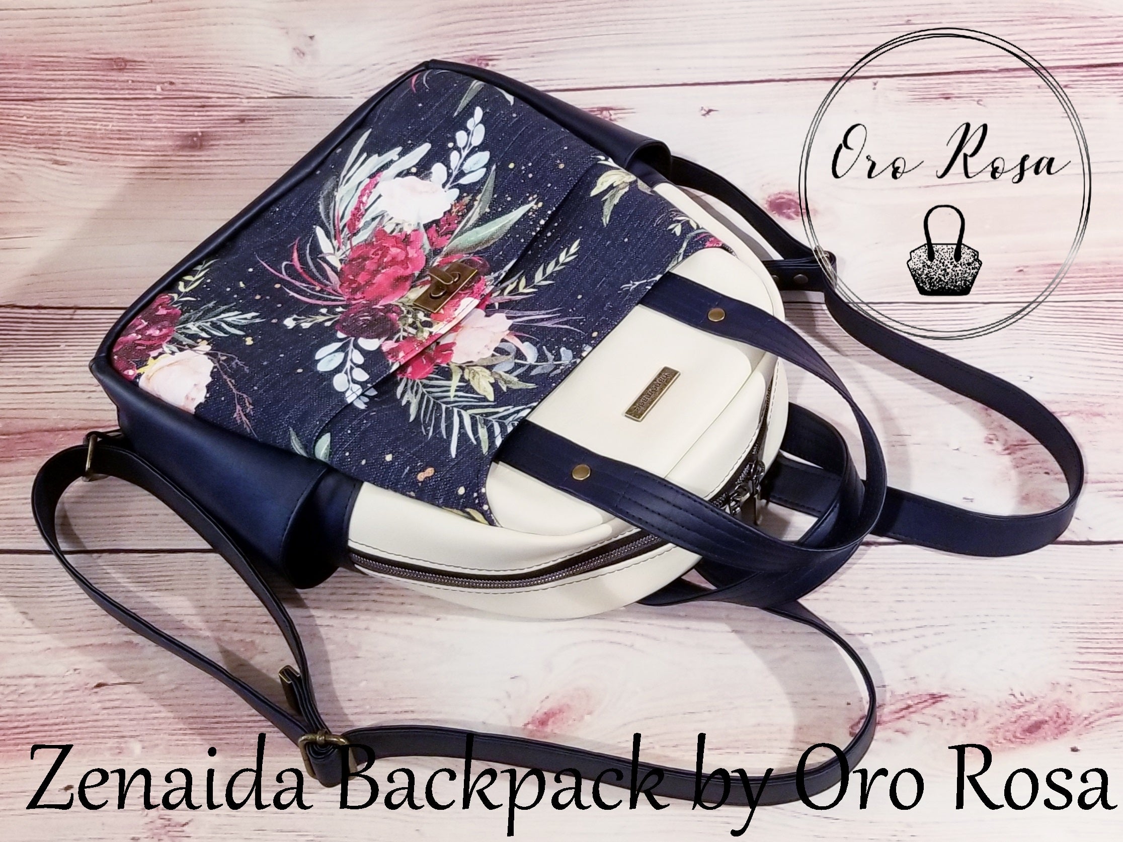 Handmade - HP Magazine Vinyl Zenaida newest Backpack